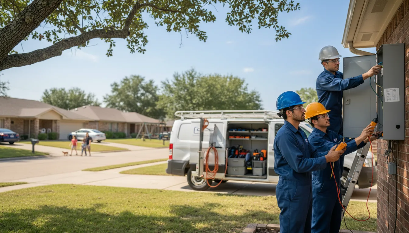 Certified electrician providing emergency electrical services in Horton, AL